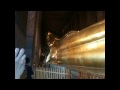 タイ旅３　wat pho bangkok 超デカイ！！　バンコクの黄金の涅槃仏像