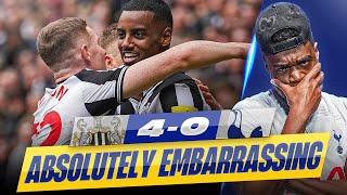 IM ABSOLUTELY FUMING MY HEAD IS GONE!  Newcastle 4-0 Tottenham EXPRESSIONS LOSES IT! 🤬🤬