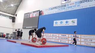 2022년 전국남여역도선수권대회 남대일 55,61kg