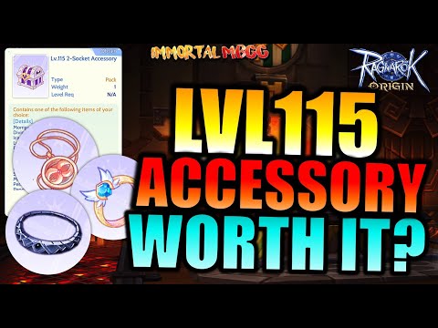 LVL115 ACCESSORIES GUIDE!! ARE THEY WORTH IT? - RAGNAROK ORIGIN