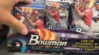 2018 BOWMAN PLATINUM BLASTER BOX BREAK (OPENING PACKS!)