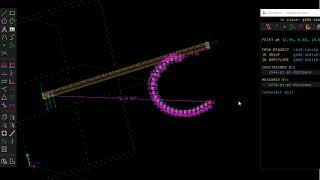 SolveSpace: using "Step Translating" to draw repeating patterns.