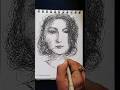 Fast Scribbling portrait tutorial | #shorts #shortvideo #ytshorts #viral #viralvideo #shortsfeed