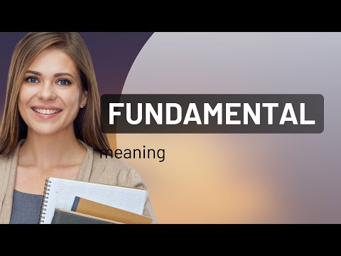 What is the root word of fundamental?