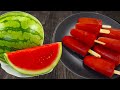 Watermelon Ice Pops//Watermelon Ice Blocks Recipe//Vegetarian Recipes