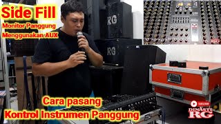 Cara Setting AUX untuk Kontrol Panggung Side Fill