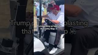 Trump pulled up blasting Fetty Wap!! 🤯🔥 #Trump #FettyWap #Music #Politics