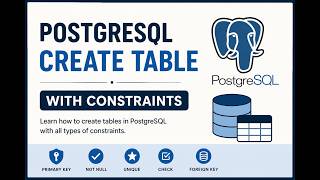 PostgreSQL Tutorial #2 | CREATE TABLE with Constraints