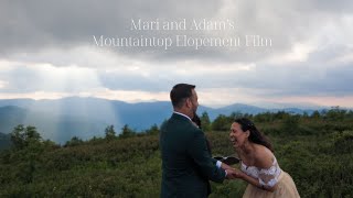 Mari and Adam's Black Balsam Elopement Film - Blue Ridge Parkway - Asheville | Nathan Rivers Chesky