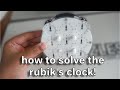 How to Solve the Rubik's Clock! (Flip Method)