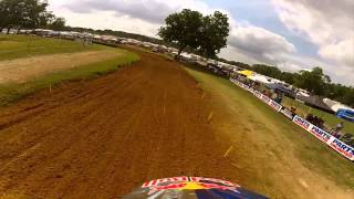 GoPro HD: James Stewart Practice Lap 2012 Lucas Oil Pro Motocross Championship Freestone