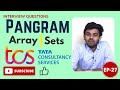 TCS Coding Question | Pangram Strings | Daily Dose Ep-27 | English | code io