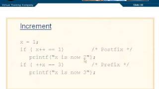 C Programming Tutorial 2-9: Increment & decrement Operators
