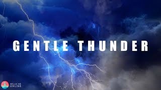 Gentle Thunder and Lightning Sounds for Sleeping Relaxation Ambience (No Rain Sounds) #136