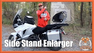 Side Stand Enlarger | KTM Super Adventure | Back in the Garage