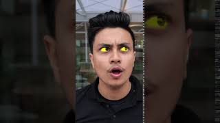 Colour Changing Eyes Magic Trick #Shorts