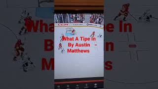 What A Tipe in By Austin Mathews #nhl23 #goal #hockey