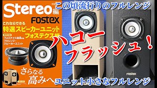 Fostex OMF800P BK85WB \u0026 付録バックロードキット 空気録音 最後に原曲あり EL34 真空管アンプ 雑誌付録 8cm unit ♪  Music by epidemicsound