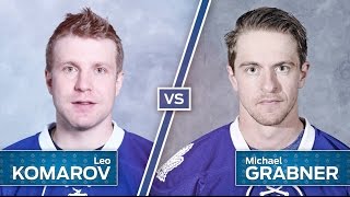 Komarov vs. Grabner In The Ultimate Trick Shot Challenge