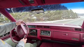 1992 Cadillac DeVille Start Up, Walk Around, Test Drive