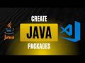 How To Create Java package in VISUAL STUDIO CODE in 2024 | JAVA PROGRAMMING | Free Java Tutorial