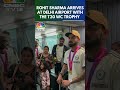Captain Rohit Sharma Arrives At Delhi Airport With The T20 World Cup Trophy | N18S | CNBC TV18