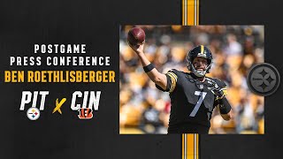 Postgame Press Conference (Week 3 vs Bengals): Ben Roethlisberger | Pittsburgh Steelers