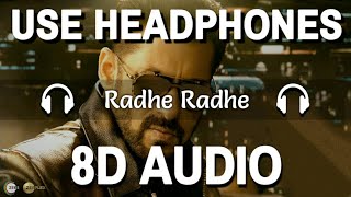 Radhe Title Track (8D Audio) | Radhe - Your Most Wanted Bhai | Salman K, Disha P | 3D Song | Feel 8D