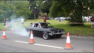 Vauxhall Firenza does a burnout!