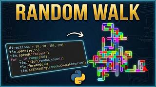 ✅ Create Stunning Random Walk Art in Python