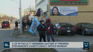 University of Manitoba faculty members demanding to meet with Premier