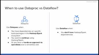 Dataproc vs Dataflow