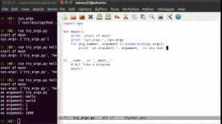 RT 2011: Screencast 11 - Python part 4 - if statements, modules, and command line arguments