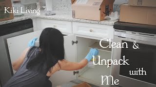 Clean and Unpack with Me!｜Making a Cozy Home｜Moving Vlog