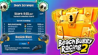 Shark Scramble 🦈 1st place 🥇|Basilisk Tournament🥳|Holeshot Game play 😍| Beach Buggy Racing 2🏖 #bbr2