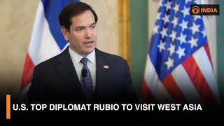 U.S. top diplomat Rubio to visit West Asia and more updates | DD India Live