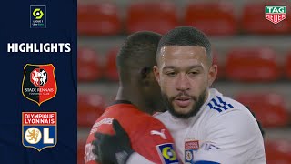 STADE RENNAIS FC - OLYMPIQUE LYONNAIS (2 - 2) - Highlights - (SRFC - OL) / 2020-2021