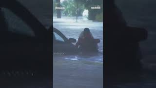 Reporter Rescues Nurse From Flooding