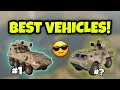 Ranking The New Top Best GROUND VEHICLES In War Tycoon!