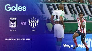 Nacional vs. Junior  (goles) | Liga BetPlay Dimayor 2023-1| Fecha 12