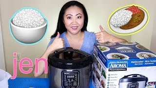 I Bought a New Rice Cooker! 🍚 Aroma ARC-988SB Review + Demo | BARELY ASIAN | JEN TALKS FOREVER