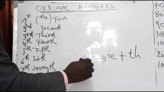 #Noblis Class TV, Learn English: ORDINAL NUMBERS.