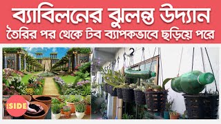 ব্যাবিলনের ঝুলন্ত উদ্যানের পর থেকেই  টবের ব্যাপক প্রচলন শুরু। Tub History। Babylon। Daily Side