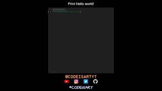 Print Hello world! in Python | Python Examples | Python Coding Tutorial | Python Coding Interview