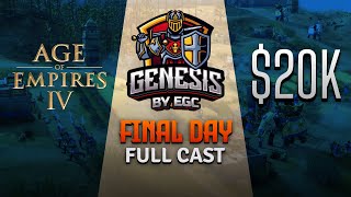 AoE 4 - $20000 GENESIS Final Day Full Cast - Semifinals and Grand Final