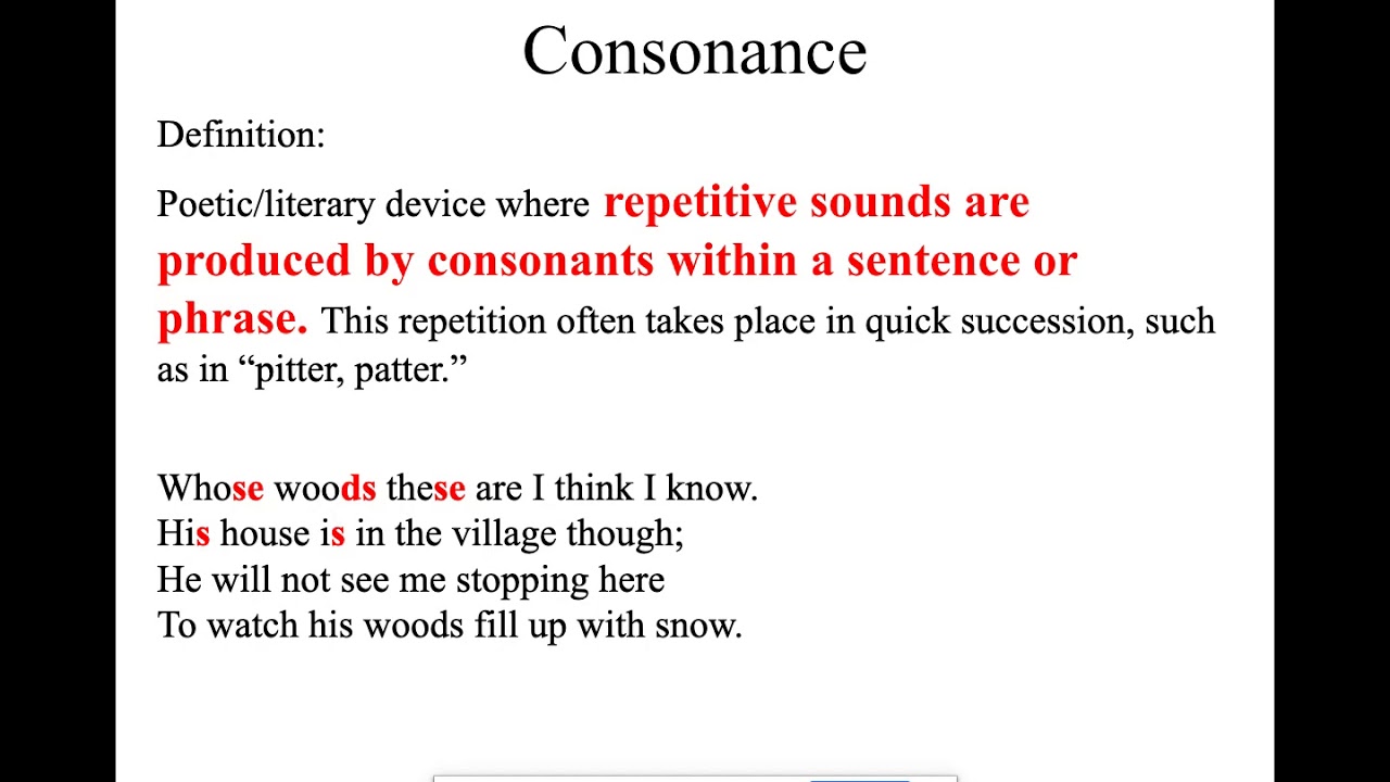 Poetry Exercise #5 Alliteration, Assonance, Consonance - YouTube