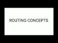 BASIC ROUTING (Routing concepts, inter-Vlan routing, Static routing)