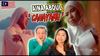 Aina Abdul - CahayaMu | Official MV | Couple REACTION