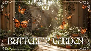 BUTTERFLY GARDEN | 4K Insect World | Relax Your Mind with PIANO - BIRD & STREAM