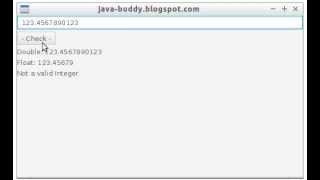Check and parse number from String
